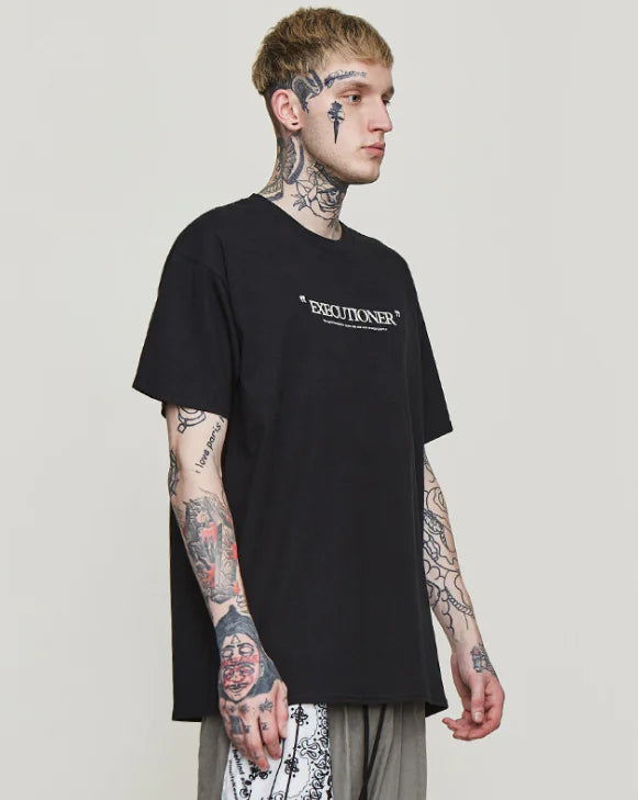 Cute Baby Executioner Print Short Sleeve T-Shirt