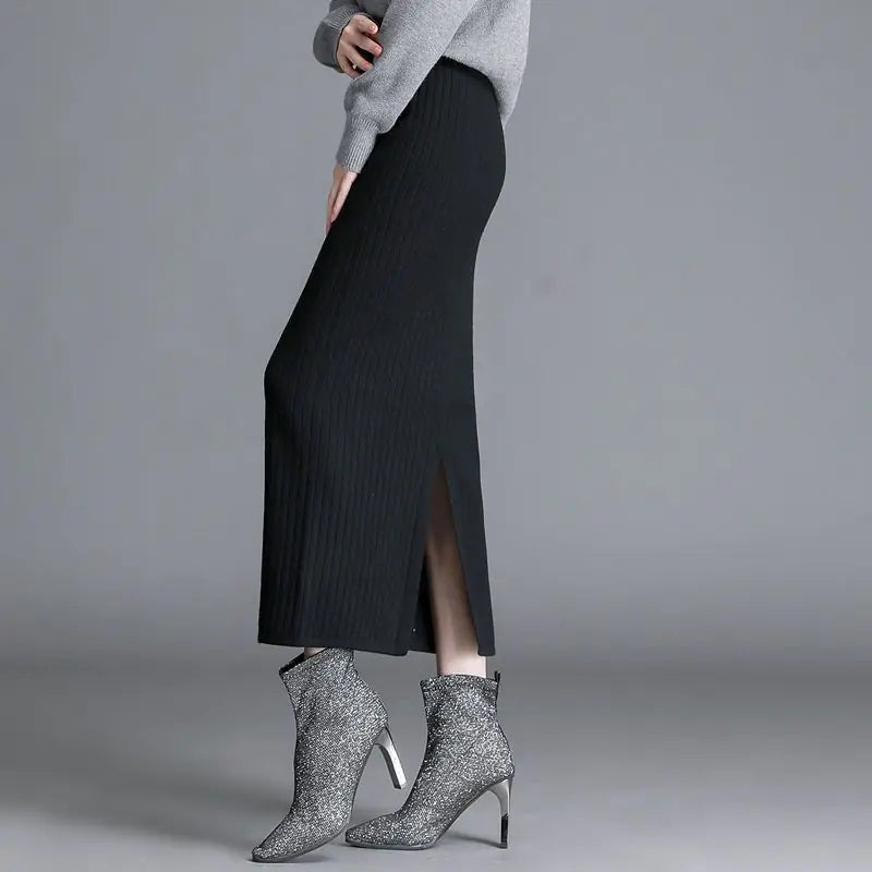 Women's Knitted Cotton Skirt