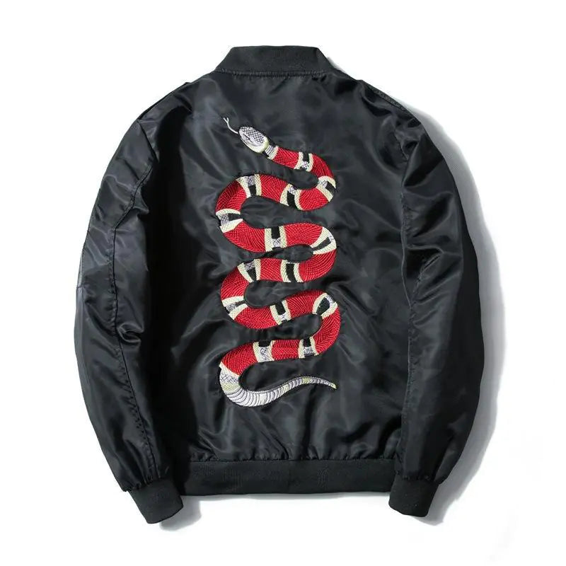 Embroidered Bomber Jacket