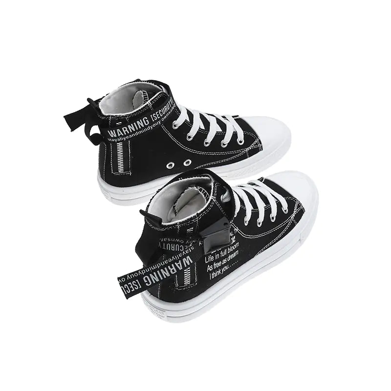 Autumn Canvas High-Top Sneakers