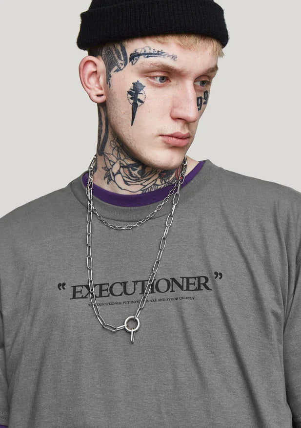 Cute Baby Executioner Print Short Sleeve T-Shirt