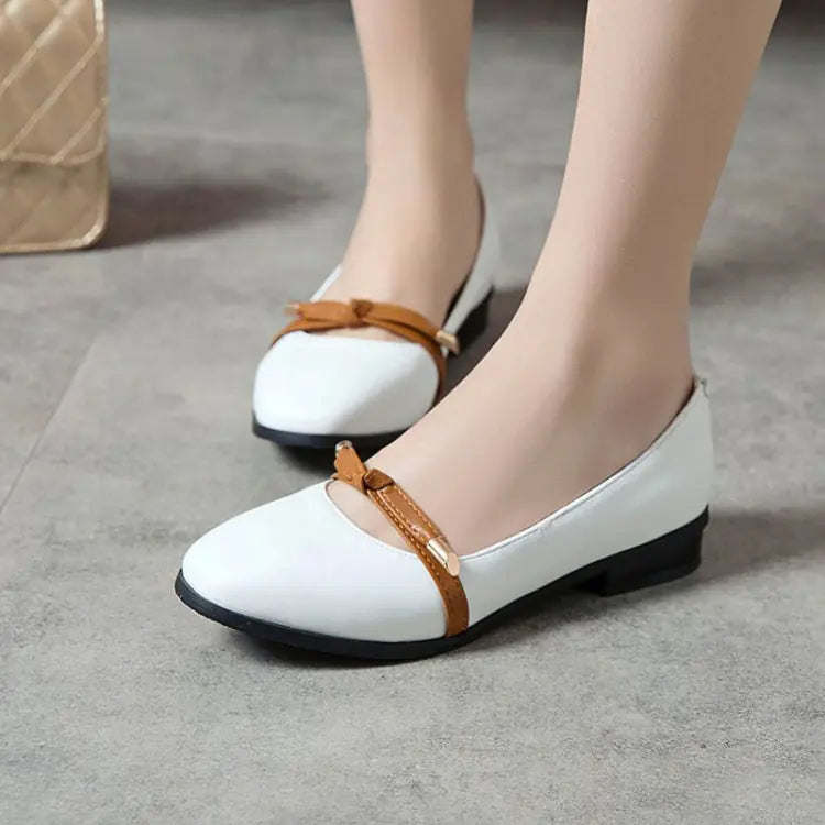Girls' Leather High Heel Shoes - Stylish School Footwear