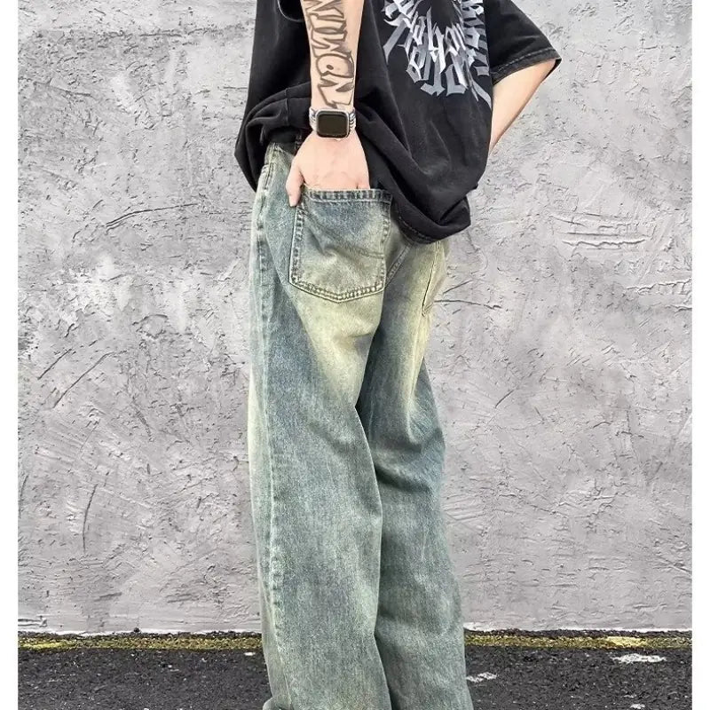 Vintage American High Street Jeans for Men