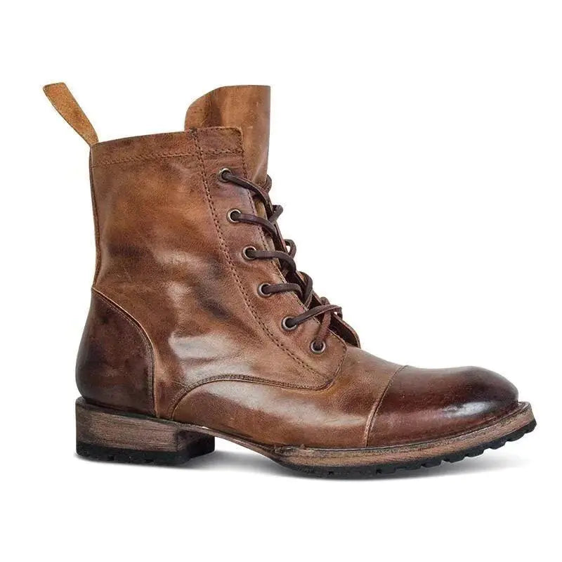 Men's Lace-Up Low-Top Martin Boots