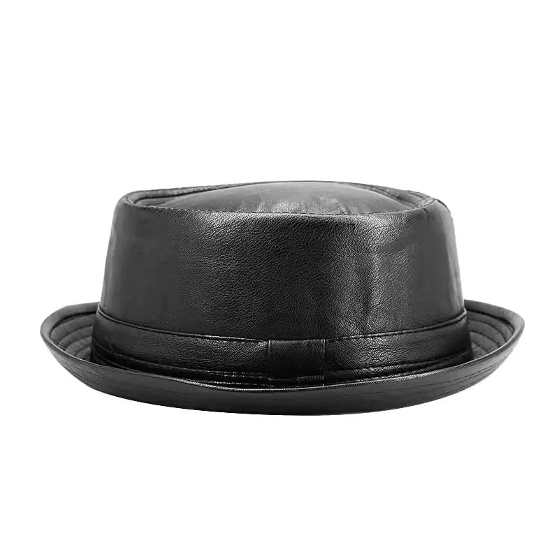 Breathable Flat-Brimmed Jazz Hat - Foldable Sun Hat
