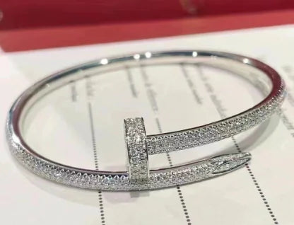 Full Rhinestone Punk Style Bracelet and Bangle