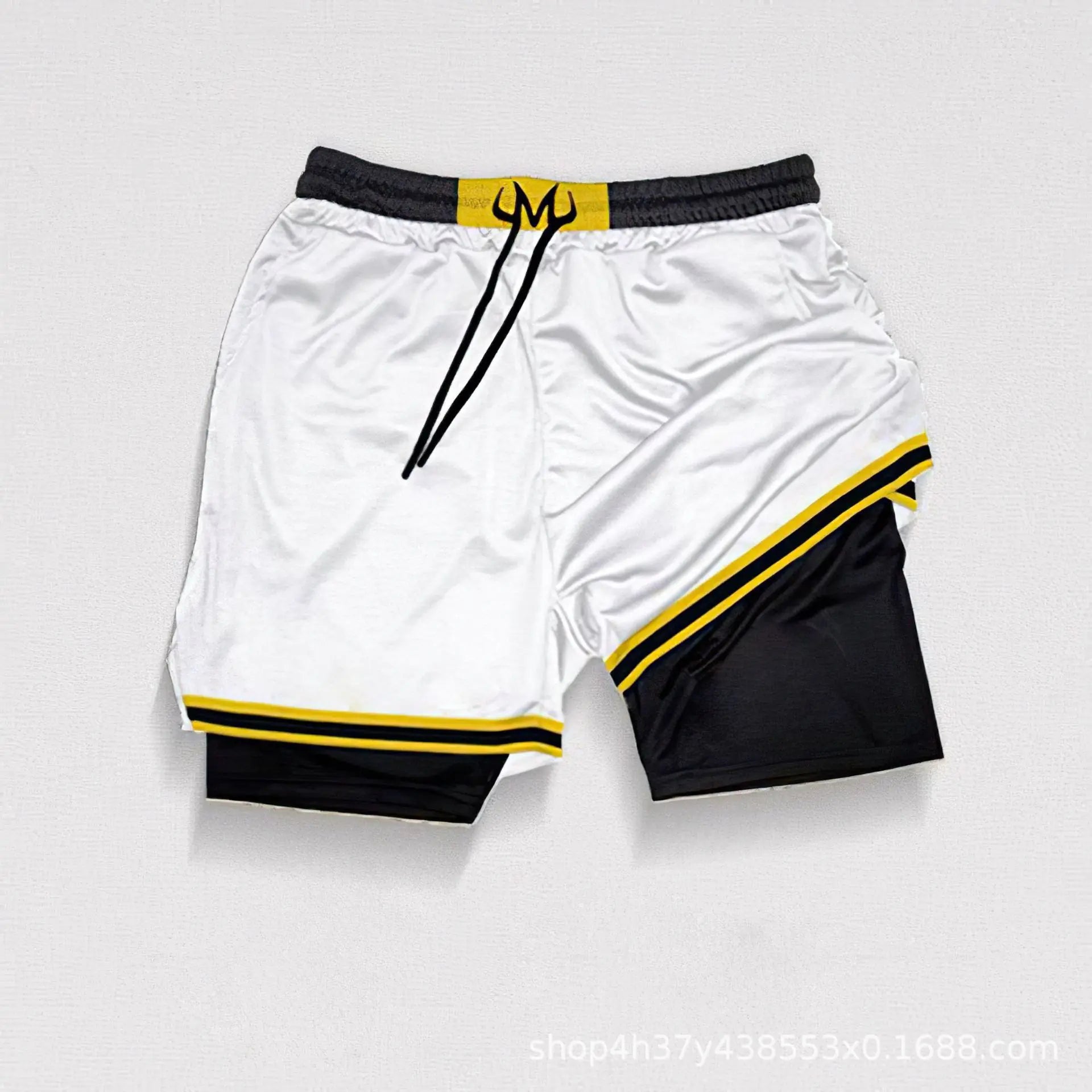 Men's Sporty Double-Layer Breathable Workout Shorts