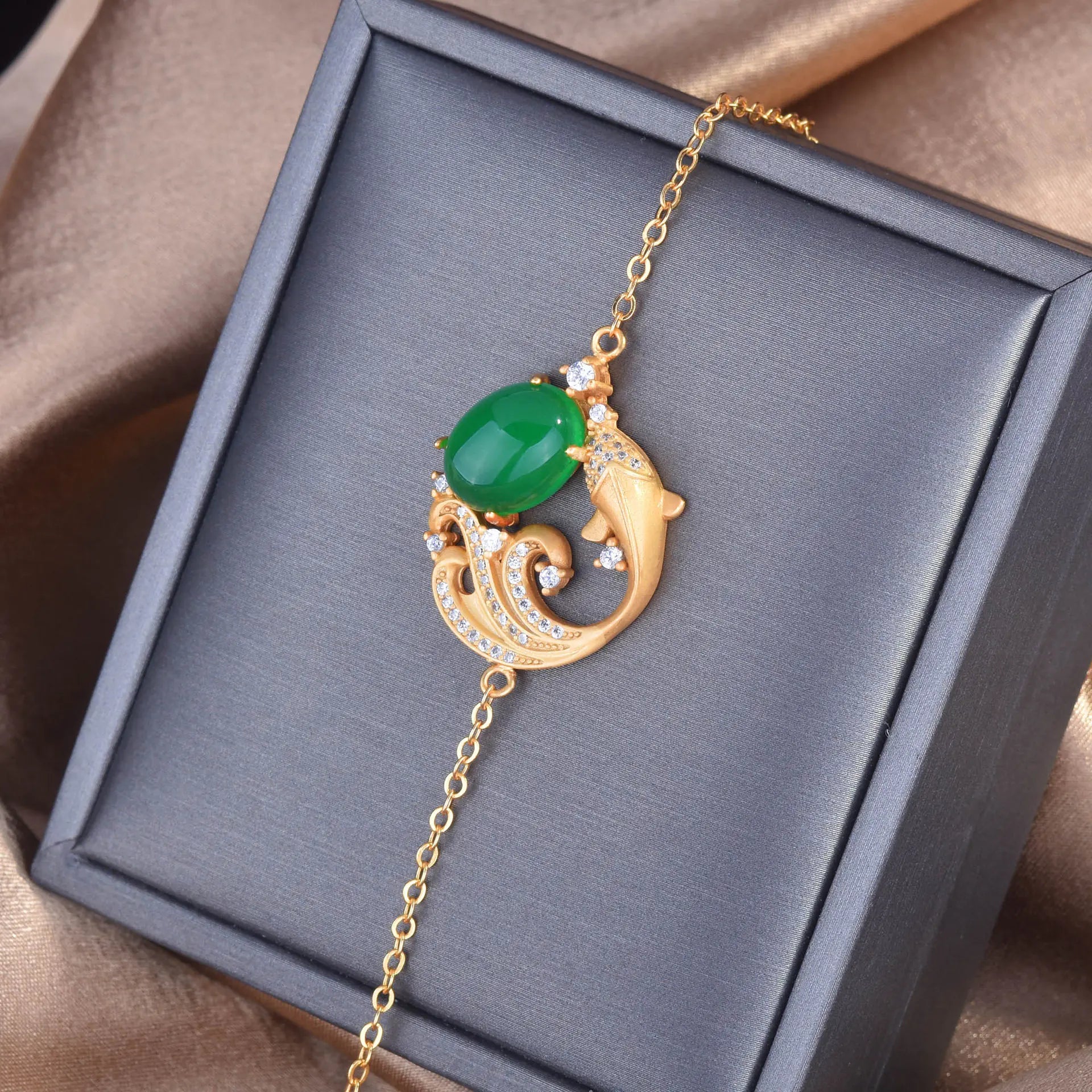 Ancient Pharaoh Gold Heritage Synthetic Bracelet