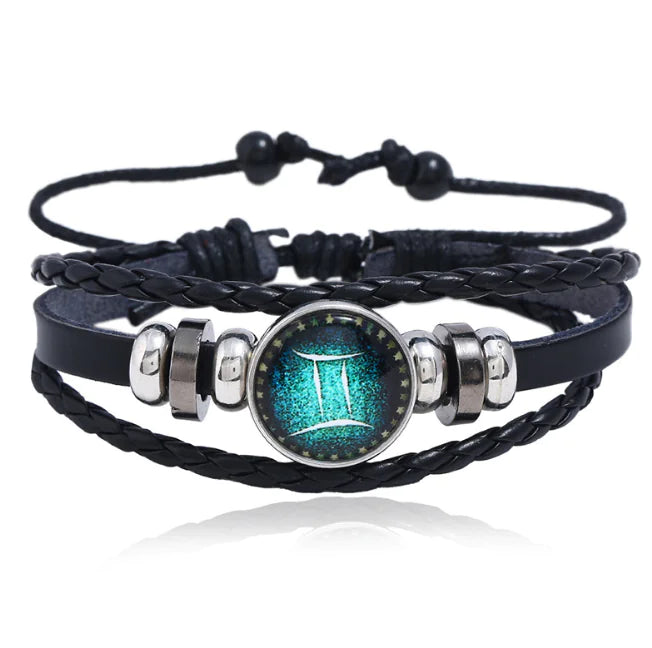 Zodiac Bracelet for Men and Women - Glow in the Dark