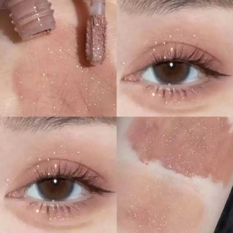 Brown Glitter Liquid Eyeshadow Stick