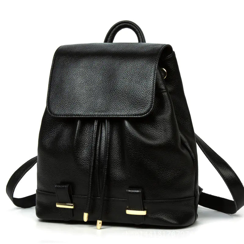 Premium Leather Travel Backpack