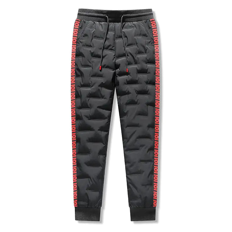 Men's Thick Down Pants for Winter Outdoor Use