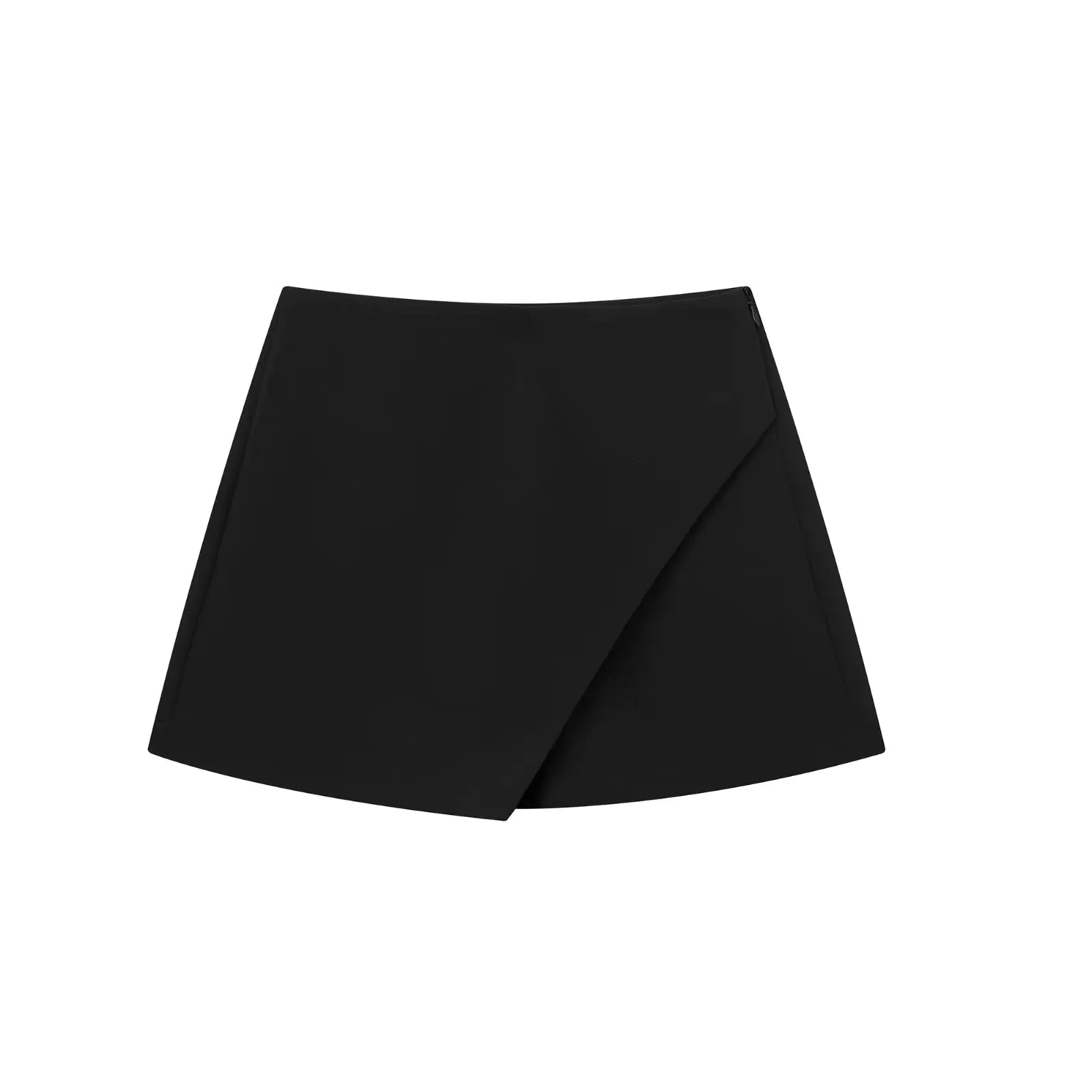 Women's Solid Color Asymmetric Half-body Skirt