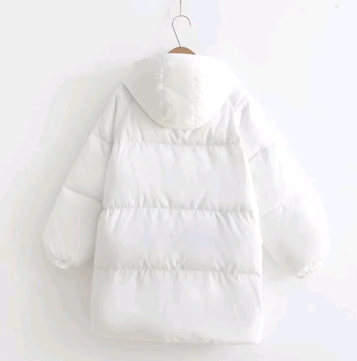 2020 Winter Sweet College Style Loose Cotton Jacket