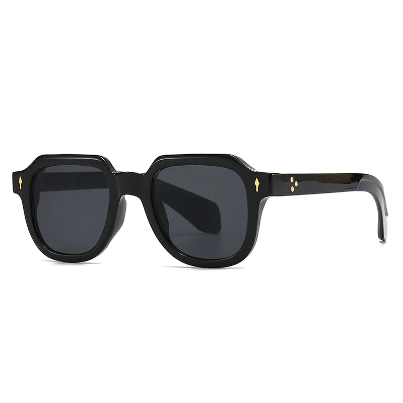 Retro Artistic Sunglasses with Blue Light Protection
