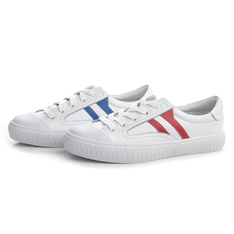 2020 Women's Leather Casual Lace-up Sneakers (Plus Size)