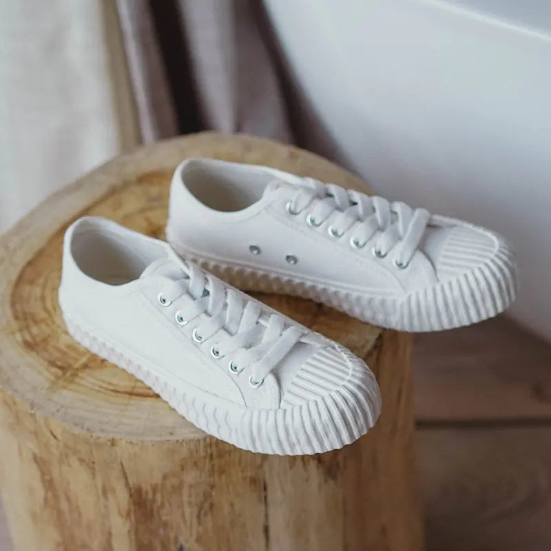 Korean Retro Canvas Low-Tops