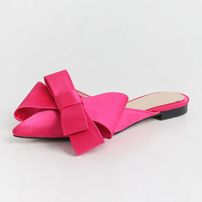 Flat Pointed Bow Sandals