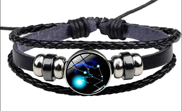 Zodiac Bracelet for Men and Women - Glow in the Dark