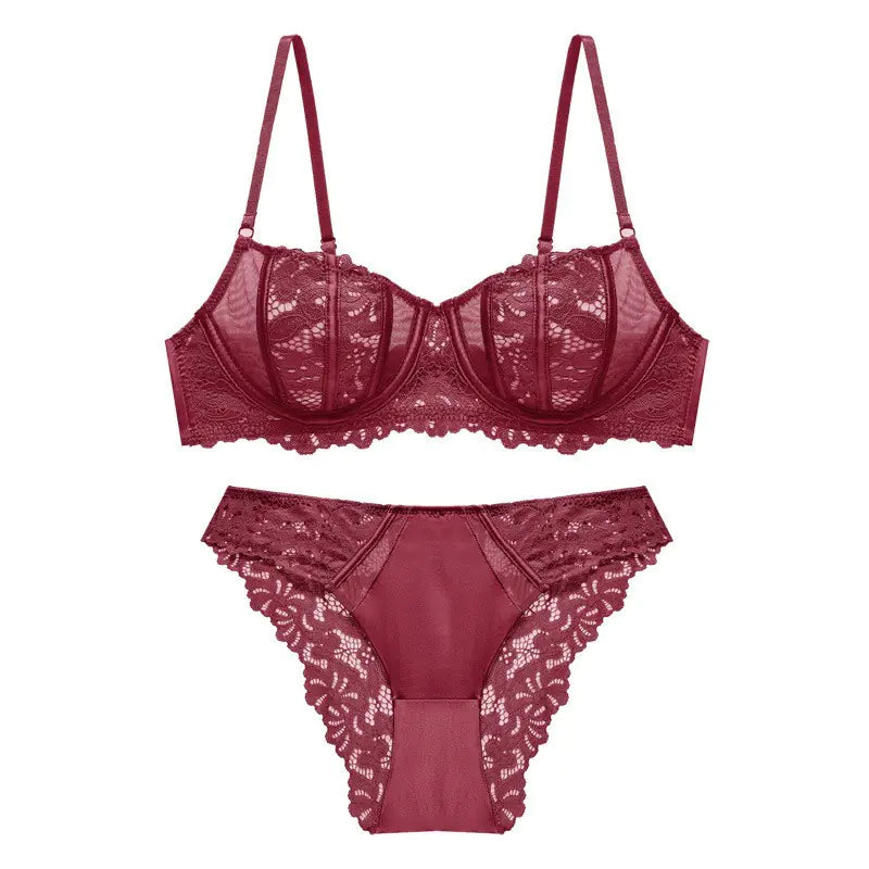 New French Lace Lingerie Set for Women (Bra & Panty)