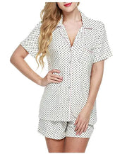Striped Polka Dot Women's Pajama Set (2 Pieces)