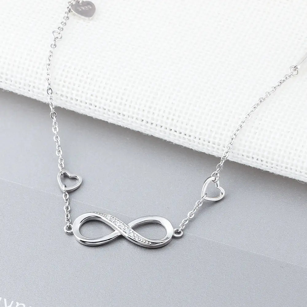 S925 Silver Bracelet with Eight-Character Design