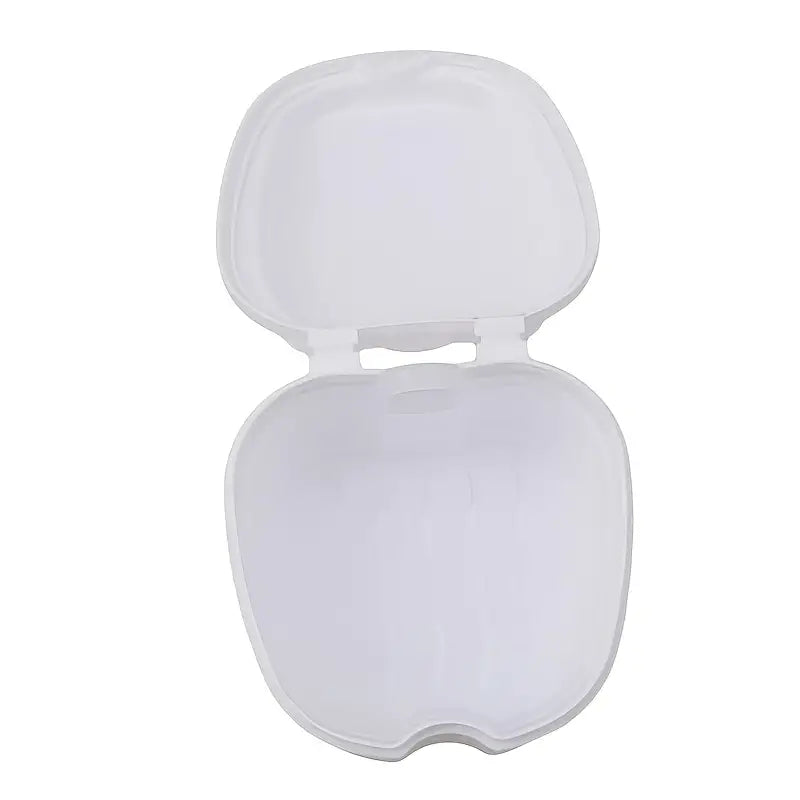 Apple-Shaped Retainer Cleaner Case for Dentures