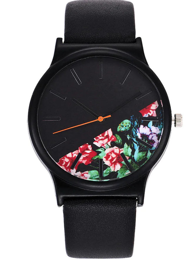 Artistic Floral Quartz Watch