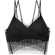 Summer Camouflage Cut Top Lace Print Women's Tank Top