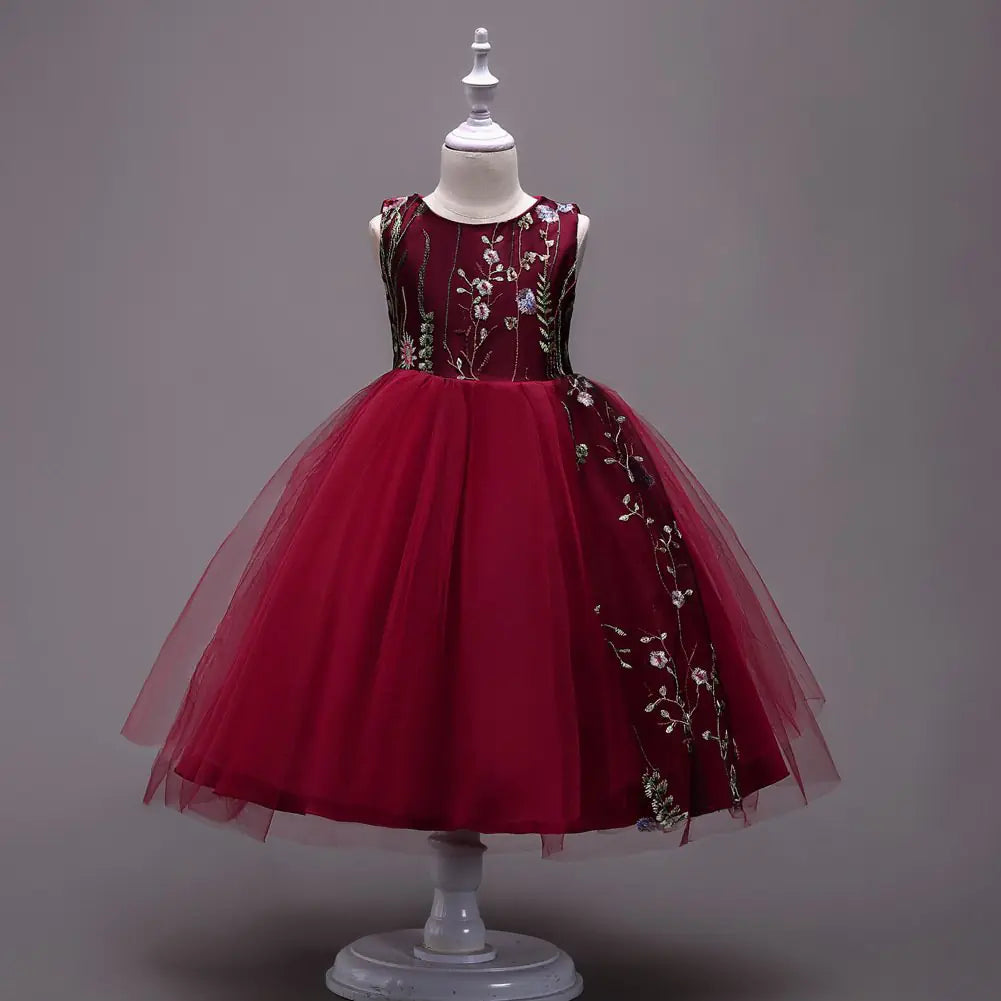 Embroidered Kids' Dress