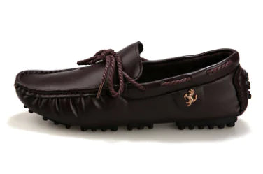 Men's Casual Leather Slip-On Loafers for All Seasons