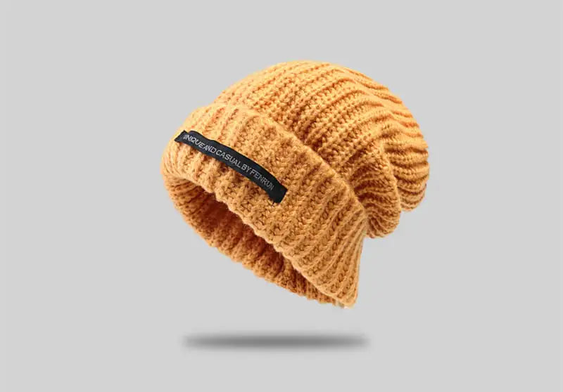 Warm Knitted Hat for Women with Large Head Circumference